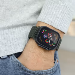 Vonmählen AWS00196 accessorio indossabile intelligente Band Nero, Oliva Nylon - Vista aggiuntiva 4