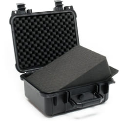 Wiltec - Valigetta universale con schiuma interna s 27x24,6x12,4cm Nero