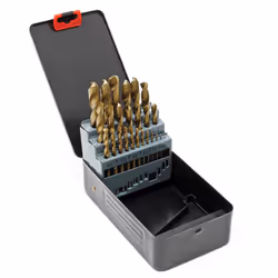 Realizzato in acciaio HSS per una maggiore stabilità e durata. Con 25 punte di diverse dimensioni (1-13 mm) Realizzato in acc ...