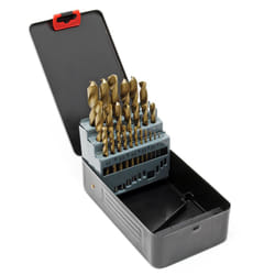 Punte elicoidali per trapano 25 pz ø 1-13 mm acciaio hss set 25 punte a spirale