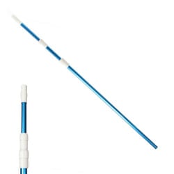 Wiltec - Asta telescopica per piscine 120-360cm collegabile a spazzola pulisci fondo piscina