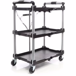 [Versatilità] - Il carrello pieghevole Wiltec è ideale per officina, ufficio, cucina e gastronomia, adattandosi a molteplici  ...