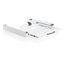Kit sovrapposizione lavatrice asciugatrice max 150 kg con ripiano a barre estraibile - Wiltec