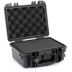 Wiltec - Valigetta rigida universale impermeabile 25 x 21,8 x 11,3 cm, Custodia porta attrezzi in plastica pp antiurto e fibra di vetro