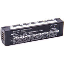 Batteria compatibile con Shure GLX-D2/B58, GLX-D2/B87 sistema radiomicrofonico, trasmettitore tascabile digitale (1100mAh, 3,7V, Li-Ion) - Vhbw