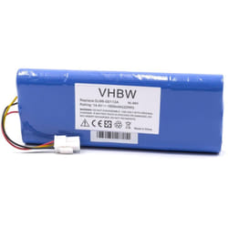 Batteria compatibile con Samsung Navibot VC-RA50VB, SR9630, VC-RE70V, VC-RA52V, VC-RA84V, VC-RE72V aspirapolvere (1500mAh, 14,4V, NiMH) - Vhbw