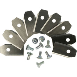 Vhbw - 9x lame compatibile con Gardena Smart Sileno, Smart Sileno+ Lama di ricambio, argento, acciaio