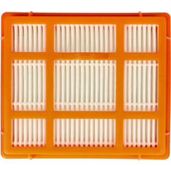 Filtro compatibile con aeg AT3560, AT3550, AET3530, AET3520, AT3570, 3570, 3560, 3550, AET3510 aspirapolvere - filtro hepa arancione / bianco - Vhbw