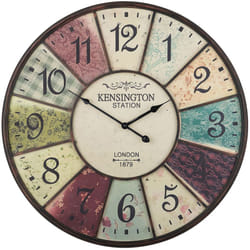 Orologio da parete multicolore Boswil