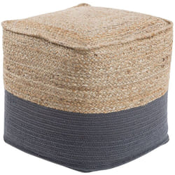 Pouf grigio scuro 44x44cm Kirama