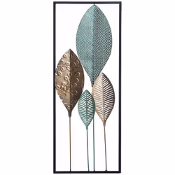 Originale decorazione da muro a forma di foglie. Aggiungi un po' di glamour alla tua casa con questa splendida decorazione mu ...