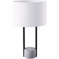 Elegante lampada da tavolo con base in cemento. Questa lampada da tavolo è la scelta perfetta per ogni stanza in stile modern ...