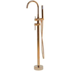 Miscelatore per Vasca Freestanding Cromo Ramato Stile Moderno 119 cm Tugela