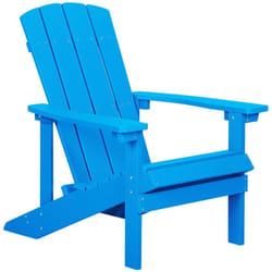 Sedia da giardino blu Adirondack