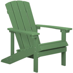 Sedia da giardino verde Adirondack