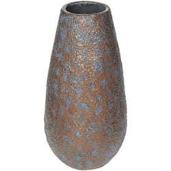 Beliani - Vaso Alto Decorativo in Ceramica Marrone Effetto Anticato 25 x 43 cm Brivas