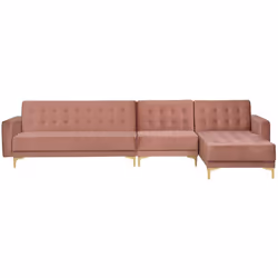Divano angolare alla moda con struttura modulare. Porta la classe e l'eleganza in soggiorno con questo divano letto angolare  ...