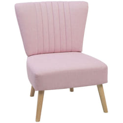 Poltrona in tessuto rosa Vaasa