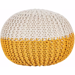 Moderno poggiapiedi sferico. Apri le porte alla classe e all'eleganza con questo prezioso e versatile pouf. Realizzato in sof ...