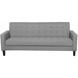 Divano letto in tessuto grigio chiaro Vehkoo
