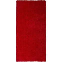 Tappeto shaggy rosso 80 x 150 cm Demre