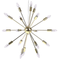 Beliani - Lampadario in color oro a 18 punti luce Maguse