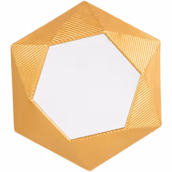 Decorativo specchio da parete in color oro. Che si tratti di uno specchio per il trucco in bagno, di uno specchio da parete i ...