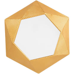 Beliani - Specchio rettangolare 60x51cm color oro Bastia