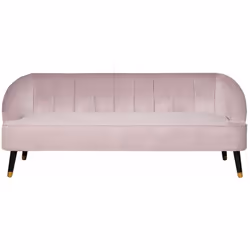 Moderno divano in morbido tessuto vellutato. Porta la classe e l'eleganza in soggiorno con questo divano dal design glamour. ...