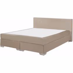 Elegante letto da un design alla moda. Rendi la tua camera da letto un nido accogliente con questo letto continentale. Realiz ...