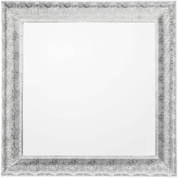 Specchio a parete 65 x 65 cm Argento Cavan