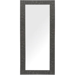 Specchio da parete 50 x 130 cm Nero Plaisir