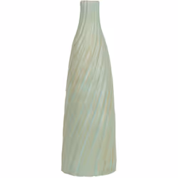 Moderno vaso decorativo dalle linee eleganti. Dalle linee pulite ed eleganti in grado di decorare ogni spazio, questo splendi ...