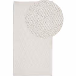 Elegante tappeto in lana intrecciata da un design bellissimo. Rendi ancora più accogliente il soggiorno, la sala da pranzo o  ...
