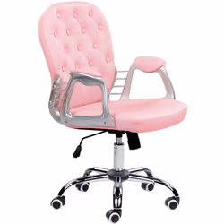 Elegante sedia da ufficio girevole in un bellissimo design. Se hai bisogno di una sedia da ufficio che sia pratica ed estetic ...