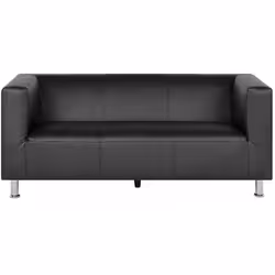Divano contemporaneo rivestito in pelle sintetica. Porta la classe e l'eleganza in soggiorno con questo divano a 3 posti di i ...