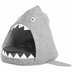 Cuccia per animali in feltro di color grigio chiaro. Dona un tocco di simpatia al tuo salotto con questa cuccia per animali i ...