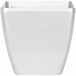 Vaso di fiori color argento quadrato dal design moderno. Che sia posizionato in soggiorno, balcone o terrazzo, questo vaso de ...