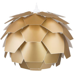 Lampadario Moderno Piccolo a Forma di Fiore in Plastica Color Oro Segre Mini