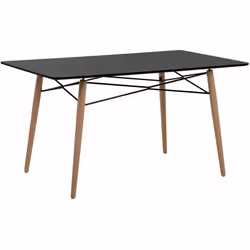 Tavolo da pranzo nero dal look scandinavo. Dona un tocco di scandinavo ai tuoi interni con questo tavolo da pranzo moderno e ...