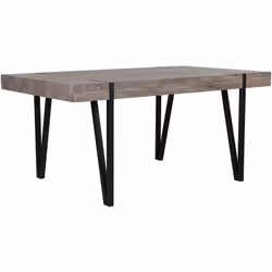 Tavolo da pranzo in stile industriale. Aggiungi un tocco industriale al tuo interno con questo tavolo da pranzo. Il piano in  ...