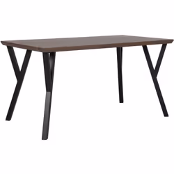 Elegante tavolo da pranzo in legno alla moda. Questo tavolo da pranzo dona eleganza i tuoi interni. Con la sua raffinata corn ...