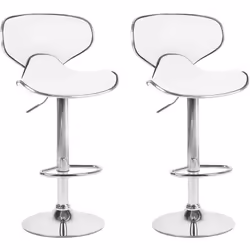 Set di 2 sgabelli regolabili dal design senza pari. Arricchisci la tua zona pranzo con questo sgabello da bar funzionale e st ...