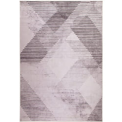 Tappeto 140 x 200 cm rosa Kale