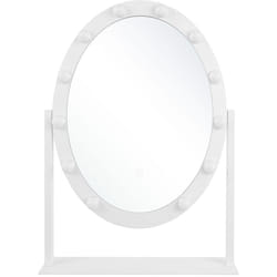 Specchio a led bianco 50 x 60 cm Rostrenen
