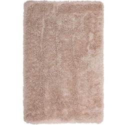 Beliani - Tappeto shaggy rettangolare di color beige 160 x 230 cm Cide