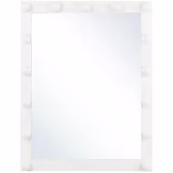 Decorativo specchio da trucco rettangolare a LED. Inizia al meglio la tua giornata, con questa moderna specchiera. Dotato di  ...