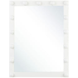 Specchio a led da parete bianco 50 x 60 cm Odenas