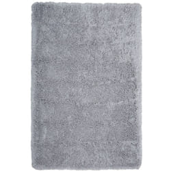Beliani - Tappeto shaggy in color grigio chiaro 140 x 200 cm Cide