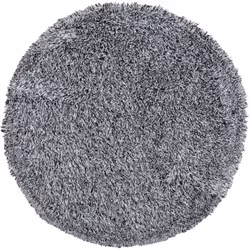 Tappeto moderno a pelo lungo per soggiorno in color grigio sale e pepe. Porta l'eleganza e la modernità in soggiorno con ques ...